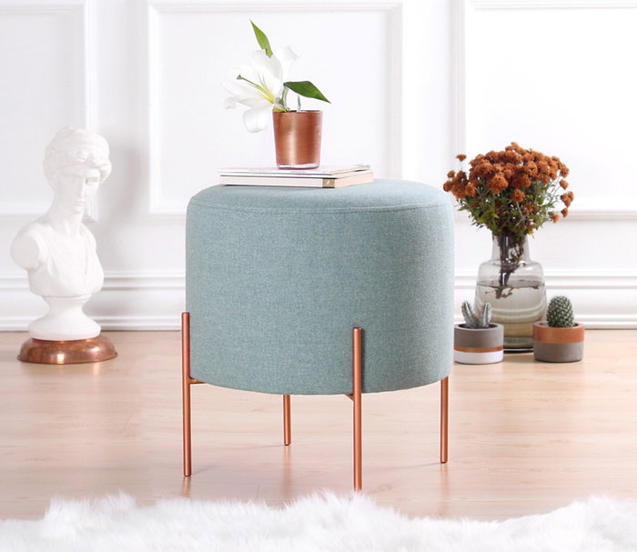 Atelier Del Sofa Puf Copper 43 - Sea Green